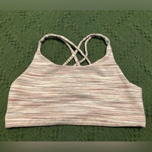 Athleta Kids Strappy Top - Pink and Gray